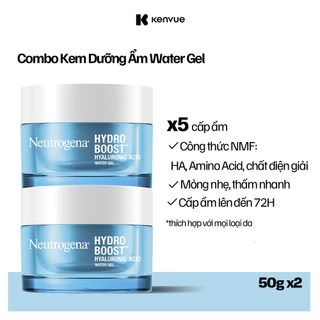 [DEAL ĐỘC QUYỀN KOL] Combo 2 Kem dưỡng cấp ẩm Neutrogena® Hydro Boost Water Gel 50G tặng 1 Túi Tote NEUTRO