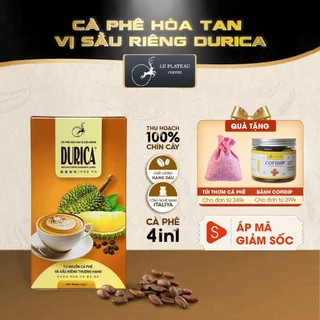 1 Hộp Cà Phê Sầu Riêng, Cà Phê Loại ĐẶC BIỆT THƠM NGON TIỆN LỢI - DURICA - LE PLATEAU COFFEE