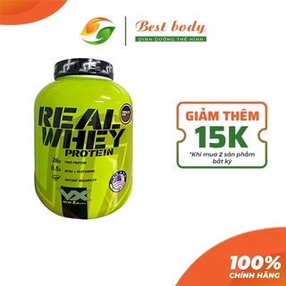 CHÍNH HÃNG] VITAXTRONG REAL WHEY 5LBS | Thực Phẩm Bổ Sung Tăng Cơ Bắp Nạc