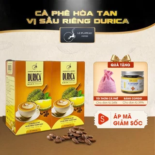 Combo 2 Hộp Cà Phê Sầu Riêng, Cà Phê Loại ĐẶC BIỆT THƠM NGON TIỆN LỢI - DURICA - LE PLATEAU COFFEE