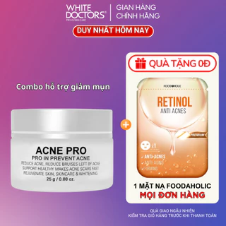 Kem loại bỏ mụn mờ thâm White Doctor Acne Pro 25g