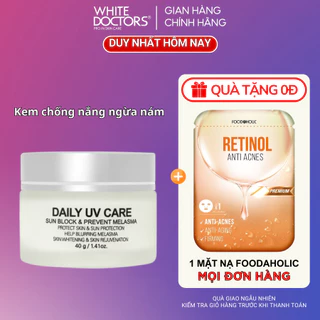 Kem chống nắng mờ nám White Doctors Daily UV Care hàng ngày 40ml