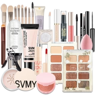 Set Trang Điểm Đầy Đủ 17 món Cơ Bản Từ A-Z Set Trang Điểm Cá Nhân Bộ Makeup Nhẹ Nhàng Đi Chơi Cho Nàng-BJ-17JTC01