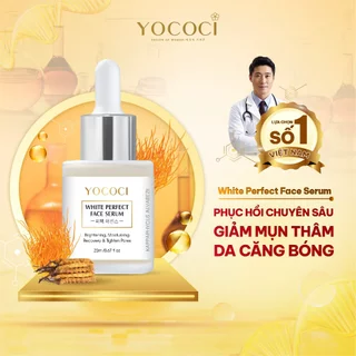 Serum dưỡng trắng Yococi cấp ẩm phục hồi sáng da thu nhỏ lỗ chân lông White Perfect Face Serum 20ml