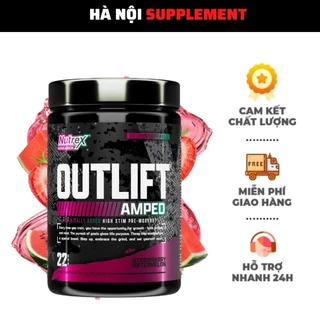 Hỗ trợ hiệu suất tập Nutrex Outlift Clinical / Outlift Amped (22 servings) - Hà Nội Supplements