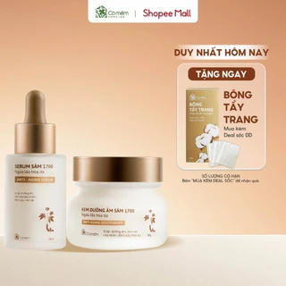 Combo 2 Bước Chuyên Sâu Sâm 1700 Cấp Ẩm Ngừa Lão Hoá Làm Mờ Đốm Nâu Nếp Nhăn Da