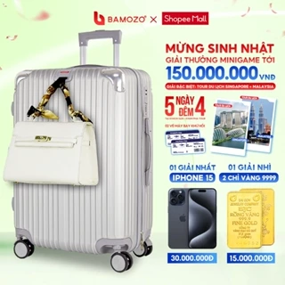 Vali Du Lịch Bamozo 8809 Size 20 Xách Tay Bo Góc Chống Va Đập Bảo Hành 5 Năm