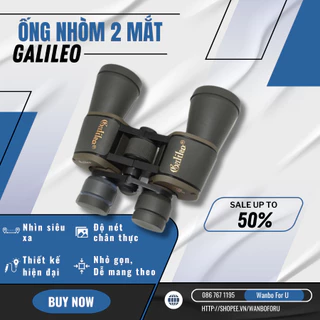 [Mã BMLTA50 giảm đến 50K đơn 99K] Ống Nhòm Chuyên Dụng 2 Mắt Corisu Galileo 20x50, Nhìn Xa – Bảo Hành 12 Tháng