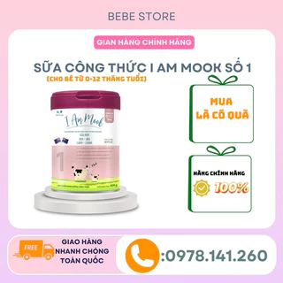 (100% tặng kèm quà) Sữa I AM MOOK 1 850gr 0-12 tháng