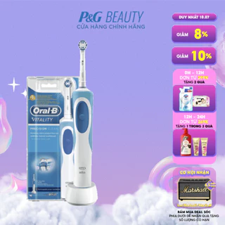 Bàn Chải Điện ORAL-B Vitality Precision Clean Loại Bỏ Thêm Đến 100% Mảng Bám