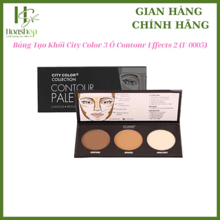 PHẤN TẠO KHỐI 3 Ô CITY COLOR CONTOUR EFFECTS PALETTE