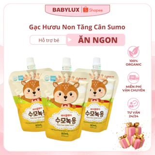 Gạc Hươu Non Tăng Cân SUMO Hàn Quốc - Giúp Bé Ăn Ngon, Tăng Cân Vượt Trội, Hấp Thu Tốt, Cải Thiện Biếng Ăn Thùng 40 Gói