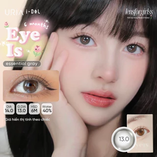 Kính áp tròng hiệu ứng trong trẻo EYEIS ESSENTIAL GRAY - chính hãng URIA I-DOL | HSD 6 tháng | Lens cận | LENSFORGIRLSS