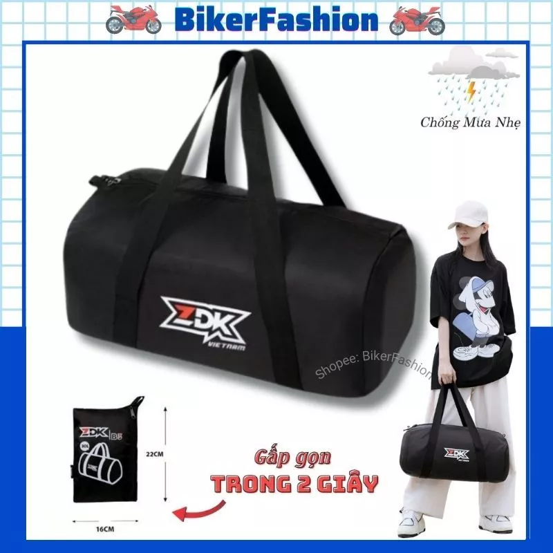 Túi Du Lịch ZDK B3 Gấp Gọn Siêu Nhẹ, Túi Ngang Thể Thao Kháng Nước Nhẹ, Túi Xách Đựng Đồ Đa Năng Dung Tích 30L