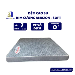 [SHIP HỎA TỐC] - Đệm cao su non than hoạt tính Amazon-soft chính hãng Kim Cương