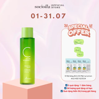 Toner Dưỡng Sáng Da Ariul Green Vitamin C Balancing Toner 150ml