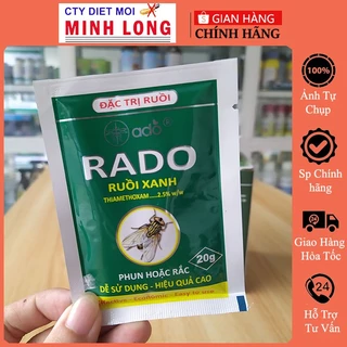 Thuốc diệt ruồi RADO ruồi xanh - Bả diệt ruồi rado - Gói 20g