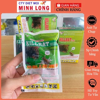 Thuốc Diệt Chuột KILLRAT GÓI 40G XANH LÁ HÀNG CÔNG TY Thế Hệ Mới - Không Cần Trộn Thêm Mồi