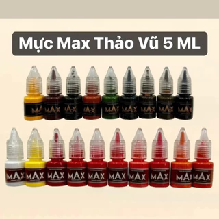 Mực MAX Phun Xăm Hữu Cơ 5 ML