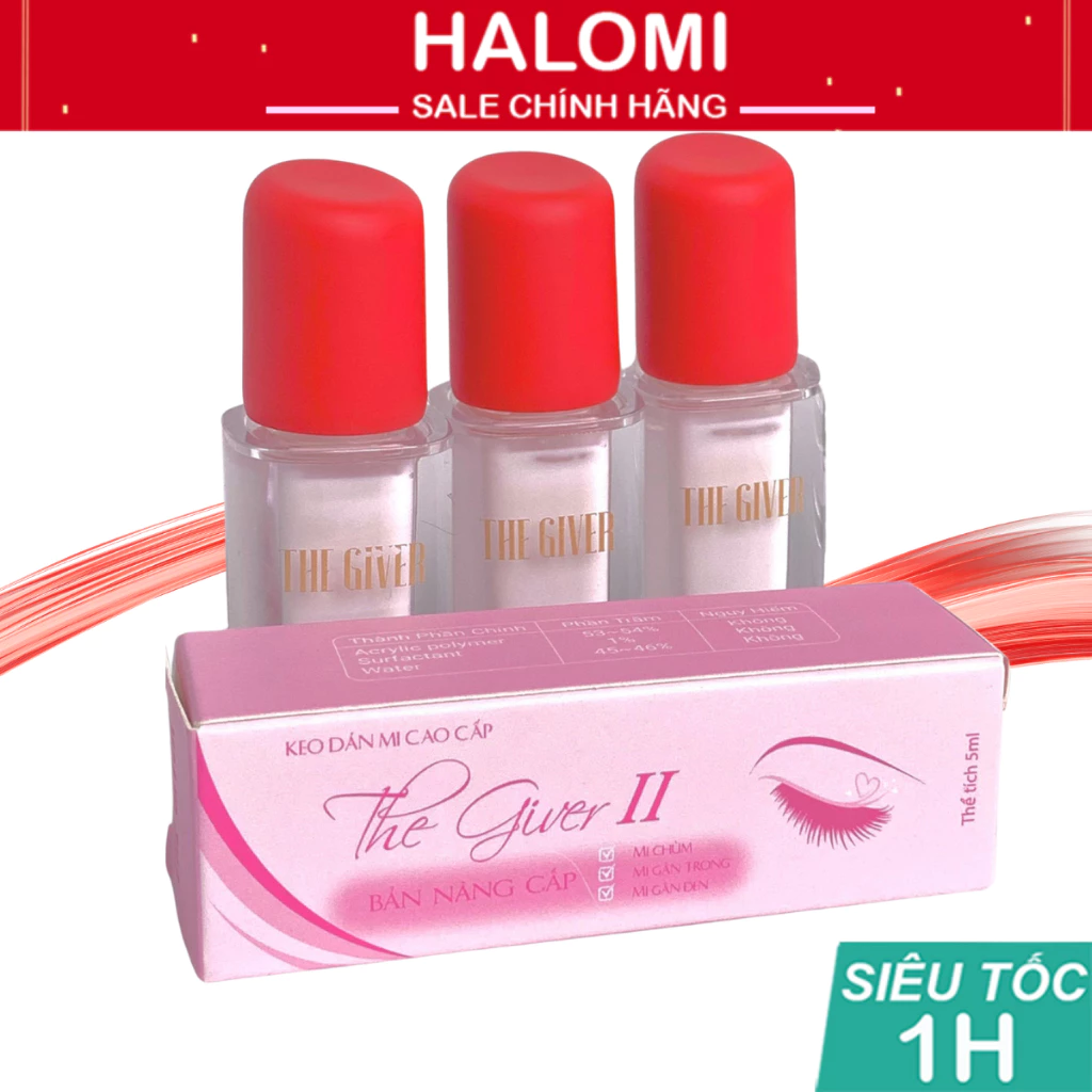 Keo dán mi The Giver bản II gắn mi giả mi gân trong mi chùm an toàn dễ sử dụng Keo Giver