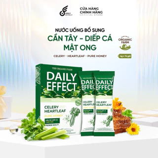 Nước Uống Detox Cần Tây Diếp Cá Mật Ong DAILY EFFECT (hộp 14 gói)