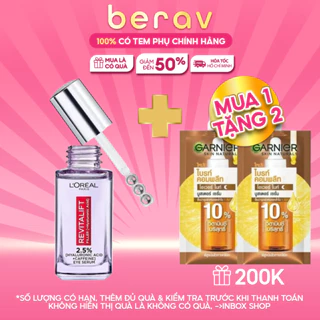 Serum Mắt LOreal Paris giảm bọng mắt & làm đầy rãnh nhăn Revitalift 2.5% Hyaluronic Acid+Caffeine (20ml - L'Oreal Paris)