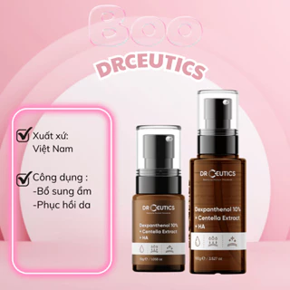 Serum Dexpanthenol 10% + Centella Extract + HA DrCeutics Cấp Ẩm Và Phục Hồi Da