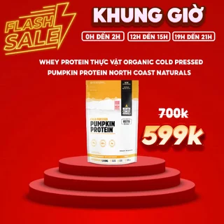 Whey Protein Thực Vật Organic Cold Pressed Pumpkin Protein North Coast Naturals Túi 340g