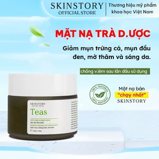 Mặt nạ ngải cứu thảo mộc, giảm mụn, sáng da, mờ thâm Teas, Skinstory Việt Nam