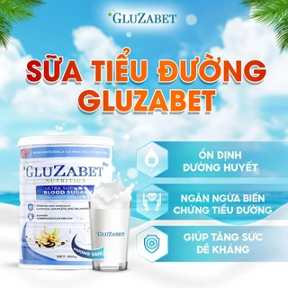 Sữa Tiểu Đường Gluzabet 800G - Hỗ Trợ Ổn Định Đường Huyết, Ngăn Ngừa Biến Chứng Tiểu Đường