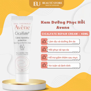 Kem Dưỡng Ẩm Phục Hồi Avene Cicalfate, Làm Lành Sẹo Và Cấp Ẩm Cho Da  Avene Cicalfate Restorative Skin Cream 40ml