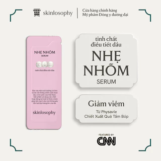 [Dùng Thử] Nhẹ Nhõm | Tinh Chất Hỗ trợ Điều Tiết Dầu cho Da Dầu, Mụn SKINLOSOPHY 0.5ml