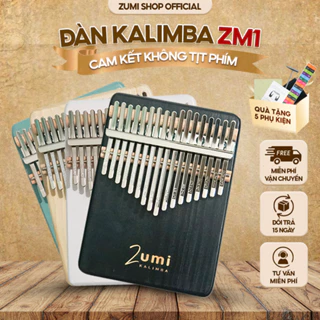 Đàn Kalimba Zumi - Zm1 17 Phím Âm Thanh Vang Tặng Sách Hướng Dẫn, Không Tịt Nốt ZUMI SHOP