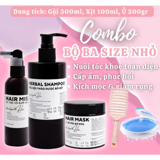 Combo trọn bộ gội xả xịt chăm sóc tóc toàn diện @beautywithHan