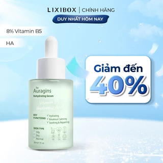 Tinh Chất Cấp Ẩm The Auragins 8% Vitamin B5 & Hyaluronic Acid Serum 30ml