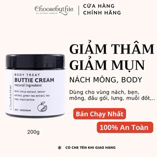 ( CÓ CHE TÊN )Kem dưỡng Butty Cream giảm thâm vùng nách, mông mỹ phẩm handmade