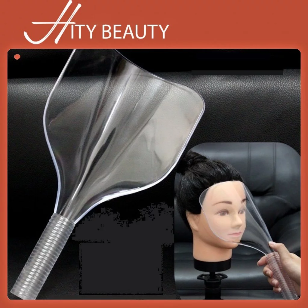 Tấm che mặt nhựa cầm tay khi cắt tóc mái xịt keo tạo kiểu tóc - Hity Beauty
