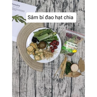 Set sâm bí đao nấu 5L nước, tặng kèm túi hạt chia xk