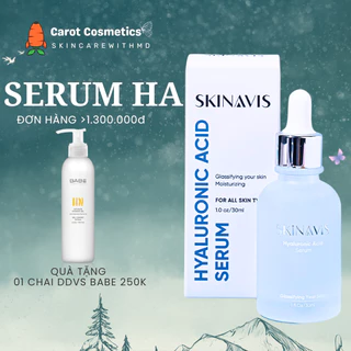 [HÀNG CÔNG TY] Serum tinh chất cấp ẩm, căng bóng da Hyaluronic Acid Skinavis 30ml