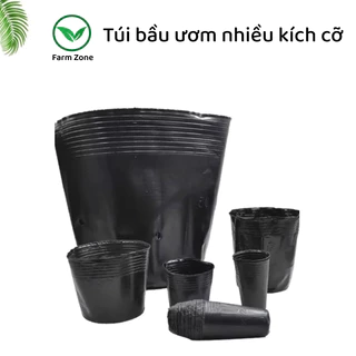 Set 10 túi bầu ươm cây giống nhiều kích cỡ