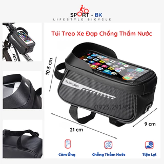 Túi Xe Đạp Treo Sườn Xe Đạp Thể Thao, Chống Nước, Cảm Ứng Điện Thoại, Tiện Dụng, RZAHUAHU - BK04