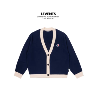 Áo Cardigan Len Levents Heart Line Knit/ Navy