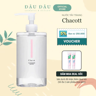 Nước Tẩy Trang Chacott For Professionals - Làm Sạch Sâu, Dịu Nhẹ Cho Da (100ml/500ml)