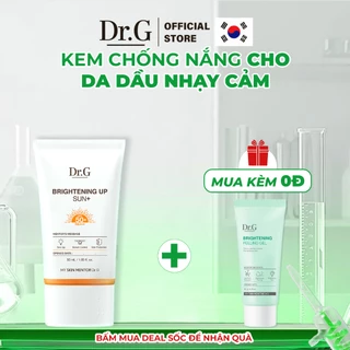 Kem Chống Nắng Dr.G Brightening Up Sun+ SPF50+ PA+++ 50ml Nâng Tông Kiềm Dầu Làm Sáng Da