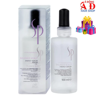 Tinh chất chống rụng tóc và cân bằng độ ẩm da đầu Wella SP Balance Scalp Energy Serum Đức 100ml