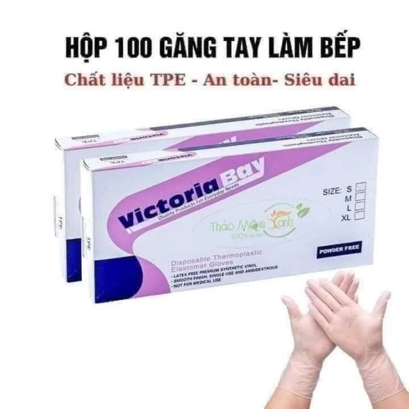 ❤️GIÁ SỶ♥️ GĂNG TAY NHÀ BẾP 100 CHIẾC VICTORIA