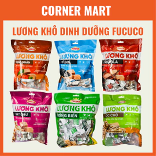 [COMBO TIẾT KIỆM] Lương Khô Fucuco Combo 2 Túi 400g Dinh Dưỡng Thơm Sữa Bổ Sung Năng Lượng