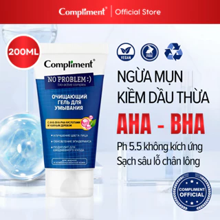 Sữa Rửa Mặt Compliment Ziaja Da Dầu Mụn Dịu Nhẹ Ngừa Mụn Kiềm Dầu Hiệu Quả 200ml/150ml