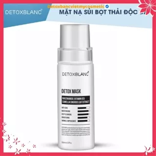 [Khuyến mại] Mặt nạ sủi bọt thải độc trắng da ngừa mụn detox blanc phiên bản mới nhất 150ml