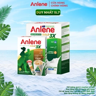 Combo 1 hộp Sữa Bột Anlene Gold Movepro Hương Vanilla 1,2Kg + 1 hộp Sữa Bột Anlene hương Cà phê hộp 310g